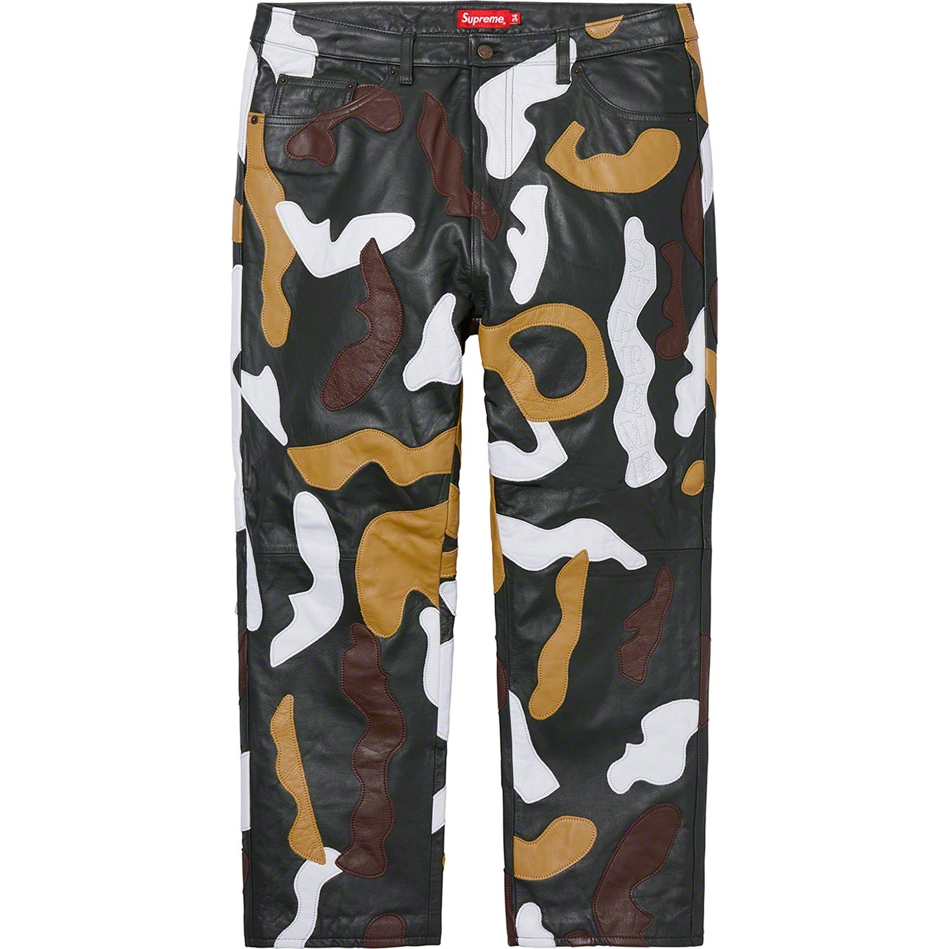 Camo Leather 5-Pocket Pant view 8
